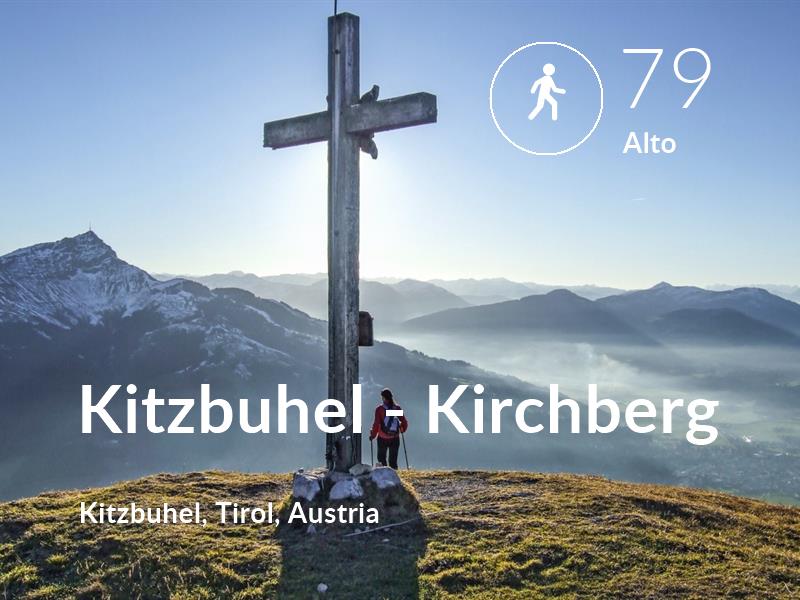 Caminando comfort level is 79 in Kitzbuhel - Kirchberg