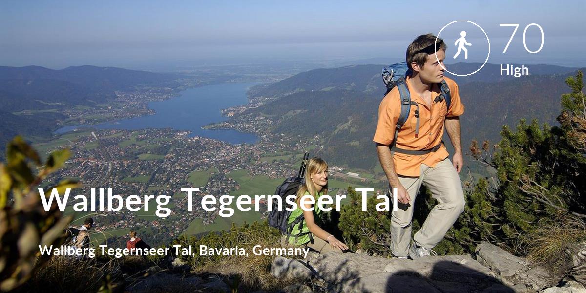 Walking comfort level is 70 in Wallberg Tegernseer Tal