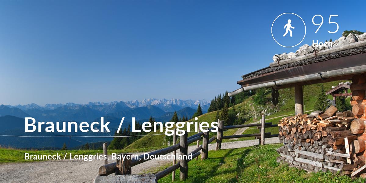 Gehen comfort level is 95 in Brauneck / Lenggries