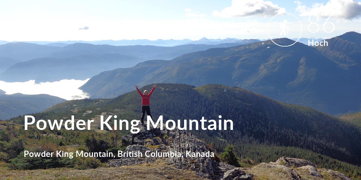 Wandern comfort level is 86 in Powder King Mountain