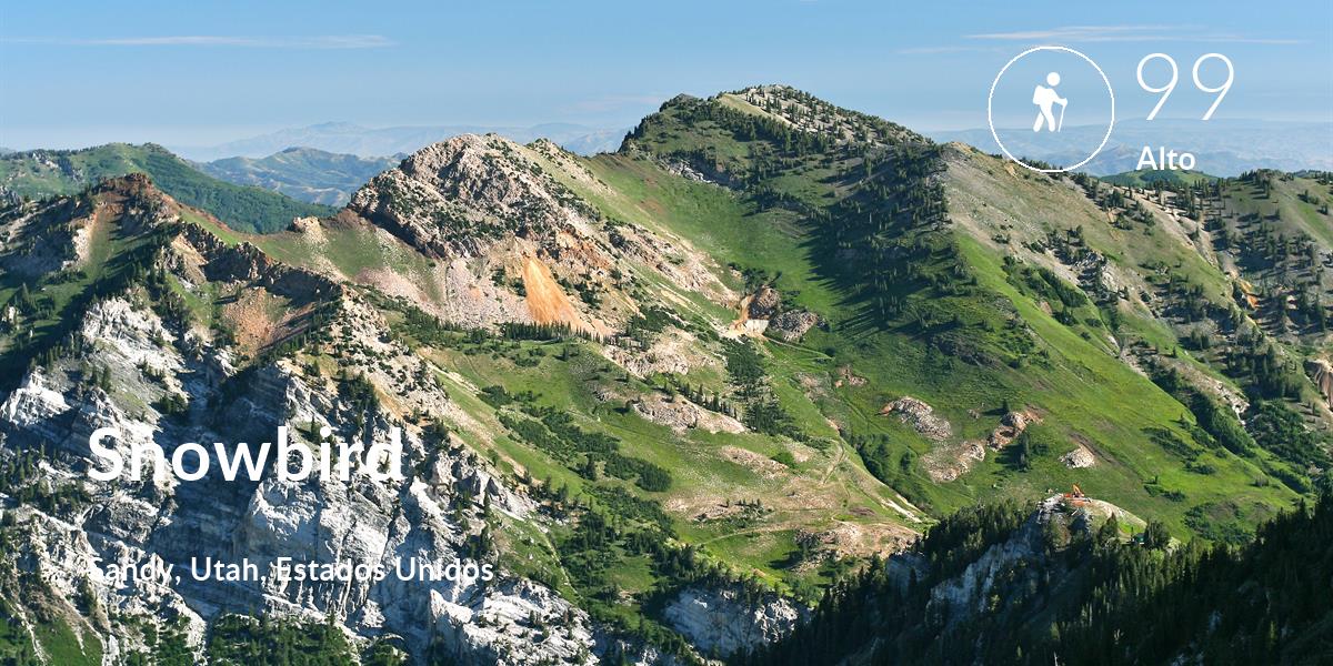 Senderismo comfort level is 99 in Snowbird