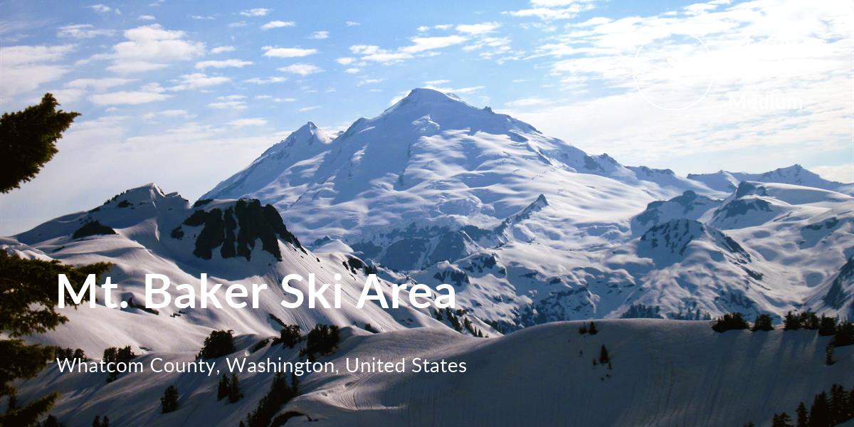 Skiing comfort level is 42 in Mt. Baker Ski Area