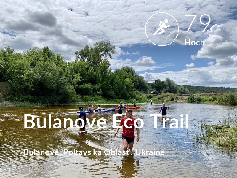 Running comfort level is 79 in Bulanove Eco Trail