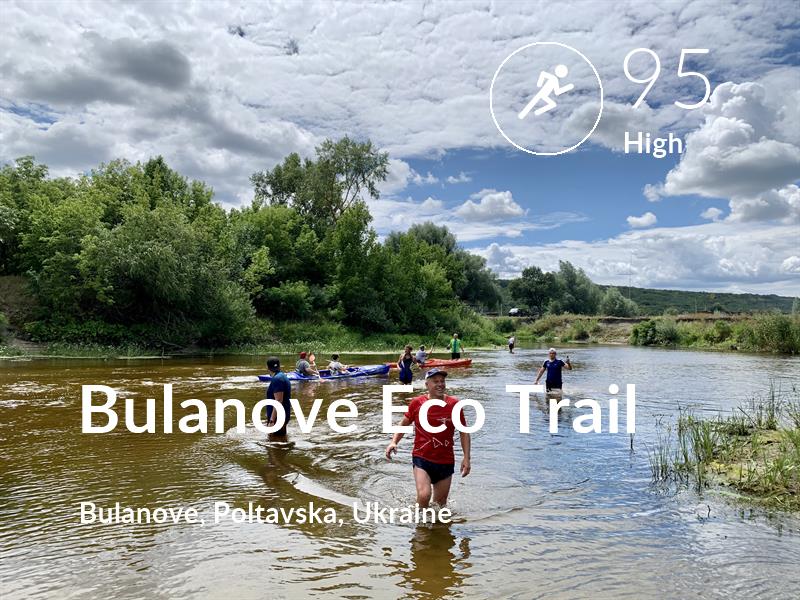 Running comfort level is 95 in Bulanove Eco Trail