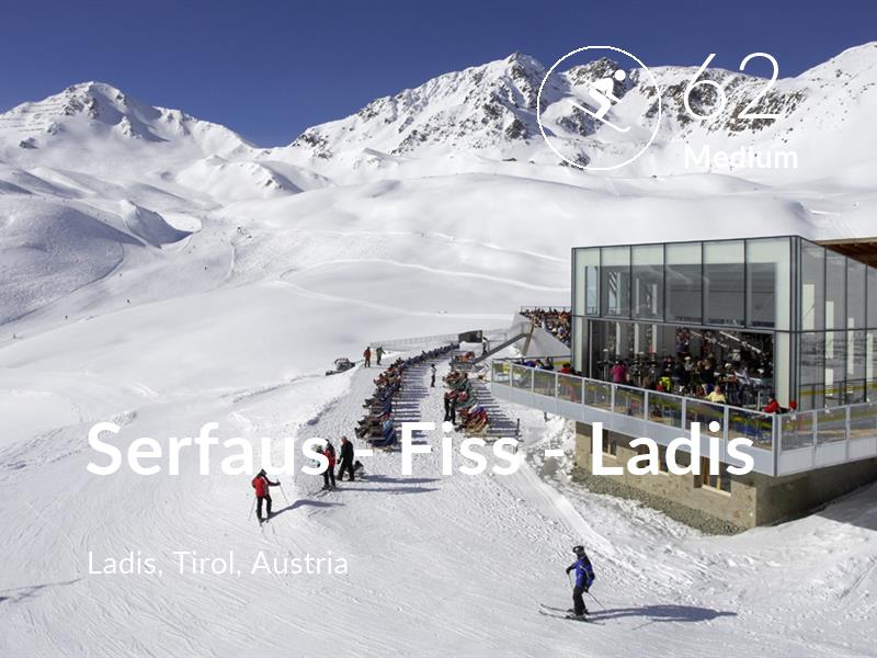 Skiing comfort level is 62 in Serfaus - Fiss - Ladis
