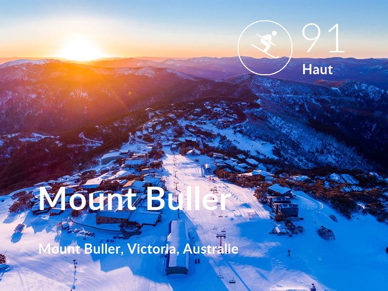 Ski comfort level is 91 in Mount Buller