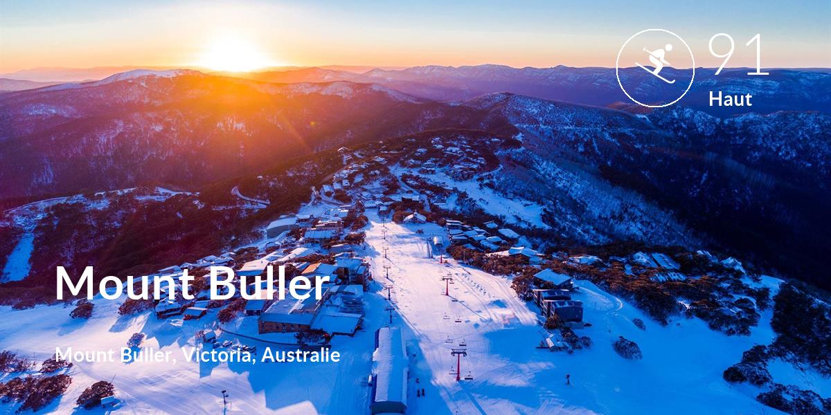 Ski comfort level is 91 in Mount Buller