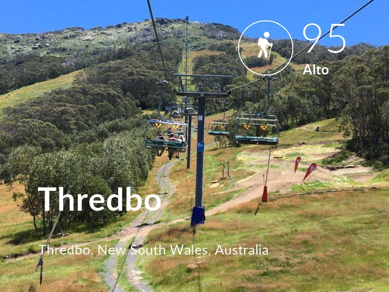 Senderismo comfort level is 95 in Thredbo