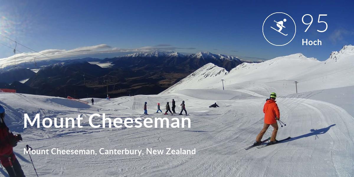 Skifahren comfort level is 95 in Mount Cheeseman