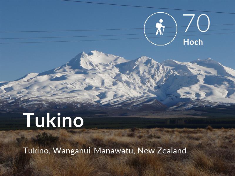 Hiking comfort level is 70 in Tukino