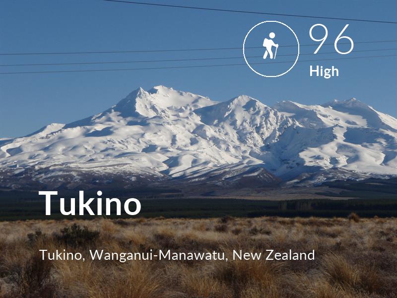 Hiking comfort level is 96 in Tukino